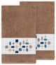 Khloe 2 Piece Embellished Bath Towel Set