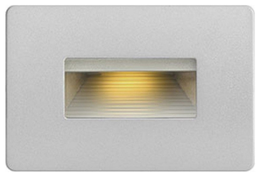12V 3.8W LED Horizontal Step Light - 4.5 Inches Wide by 3 Inches High-Titanium
