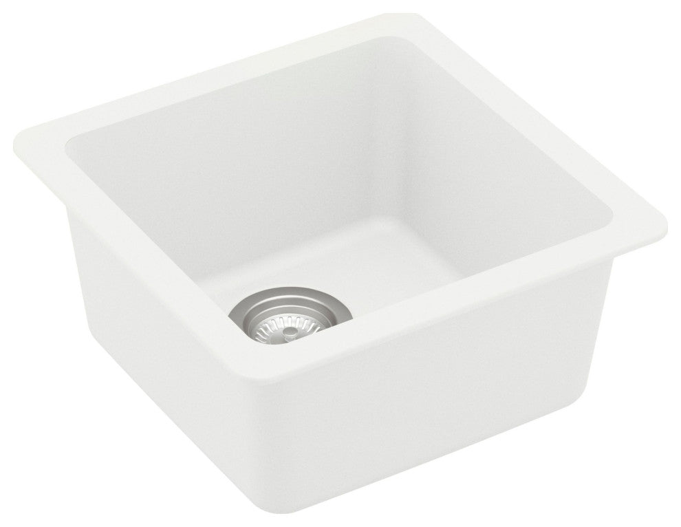 Karran USA QU-690 Quartz QU 16-5/8" Undermount Single Basin - Bisque