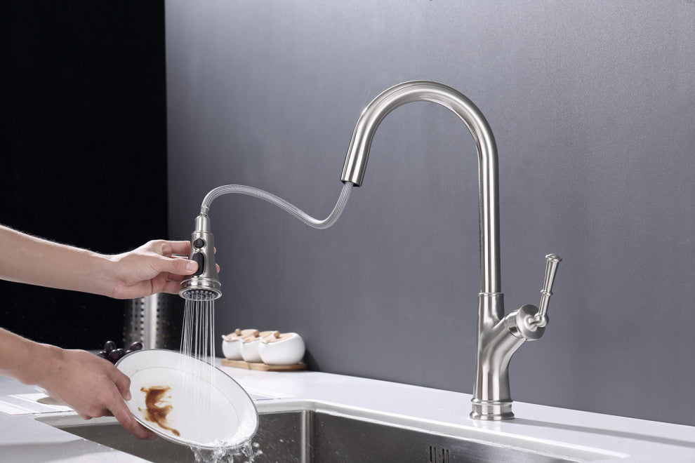 36" Topmount 16 Gauge Single Bowl, Sink With Faucet and Strainer