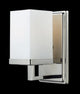 Tidal 1 Light Vanity in Chrome
