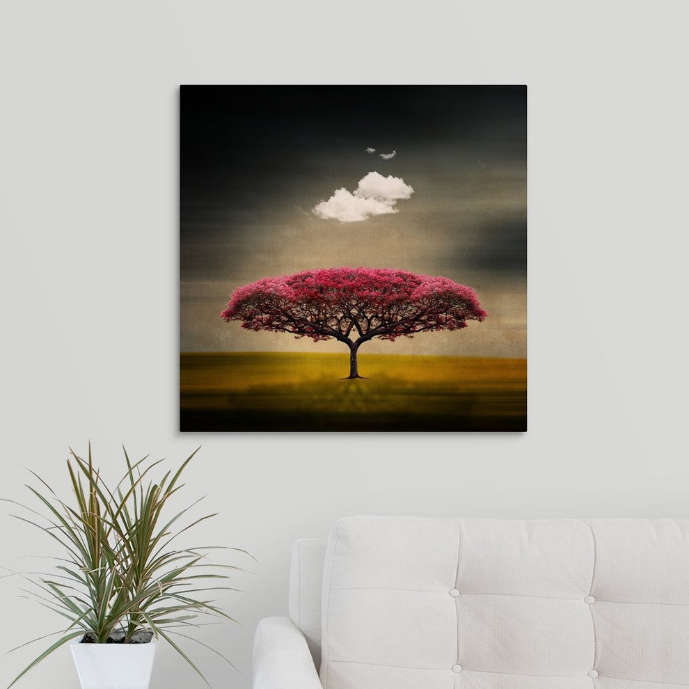 "Medusa Cloud" Wrapped Canvas Art Print, 24"x24"x1.5"