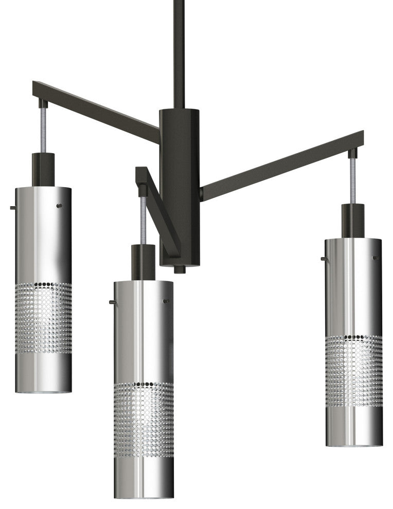 George Kovacs P1593-691, Grid 3, 1-Light Light Chandelier