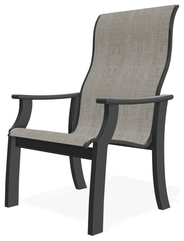 St. Catherine Sling Outdoor Armchair, Smoke/Graphite