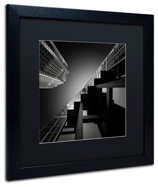 'Six Steps' Matted Framed Canvas Art by Dave MacVicar