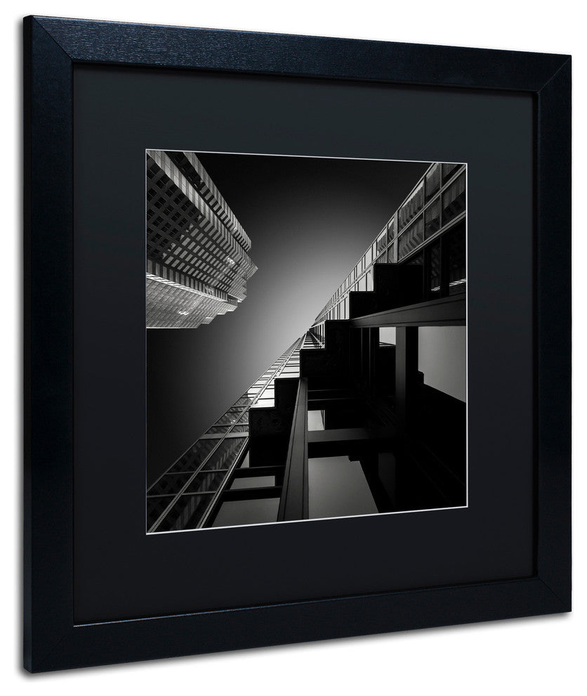 'Six Steps' Matted Framed Canvas Art by Dave MacVicar
