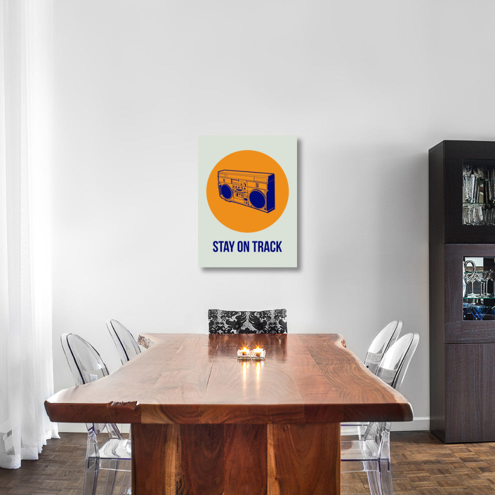 "Stay On Track BoomBox 1" Fine Art Print