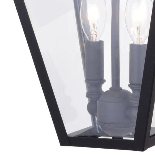 Nottingham Dualux 8.5-in. 2 Light Outdoor Motion Sensor Wall Light