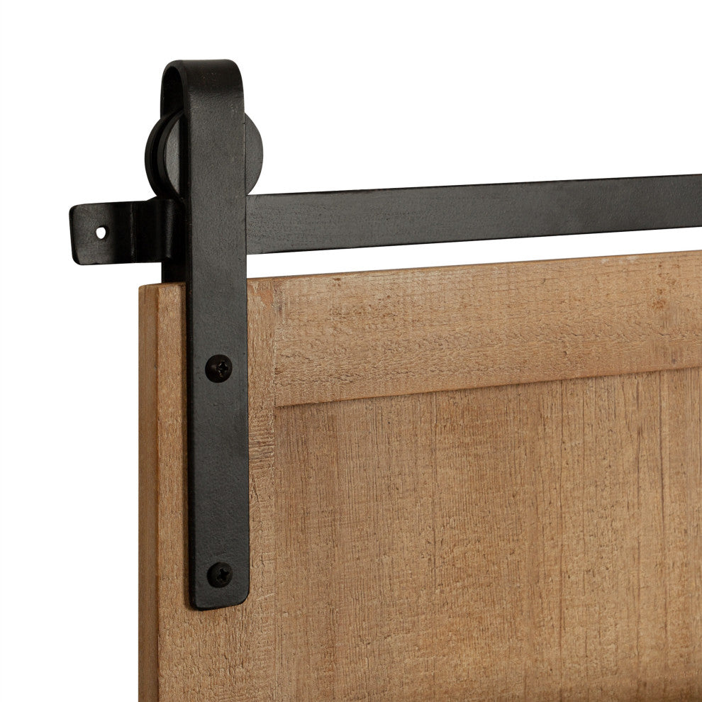 Cates Magnetic Wall Organizer with Pockets, Rustic Brown 30x28