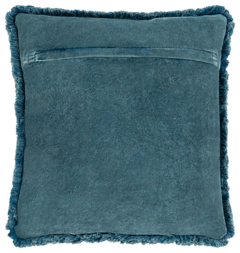 Surya Washed Cotton Velvet Wcv-002 Pillow Shell With Polyester Insert