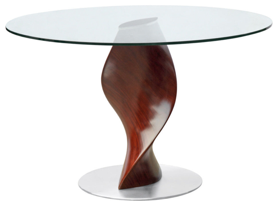 Modern Classics Edge Dining Table 42", Clear
