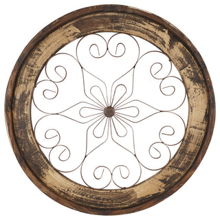Round Architectural Window Chateau, White