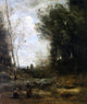 Jean-Baptiste-Camille Corot The Valley Wall Decal