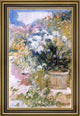 John Twachtman in the Greenhouse Framed Premium Canvas Print, 18"x27"