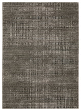 Noble Geometric Charcoal/ Grey Indoor Area Rug, Charcoal, 3'3"x5'