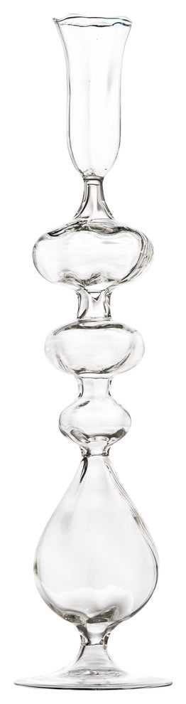 Candlestick Clear Large Ball Base