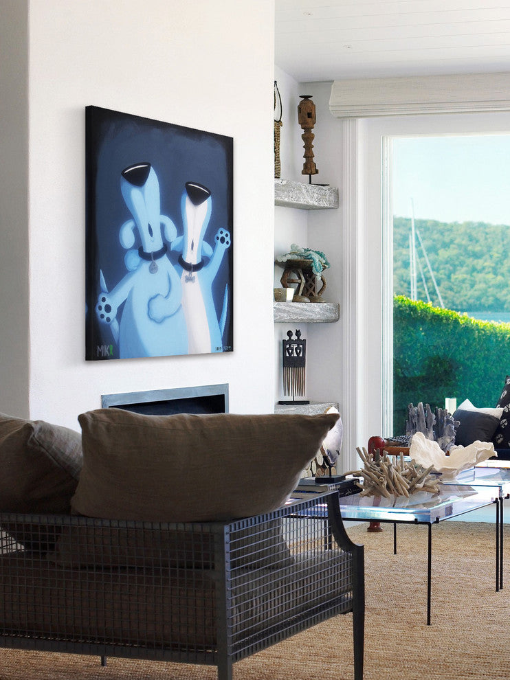 Marmont Hill, "Blues Brothers" by Mike Taylor Painting on Wrapped Canvas, 40x52