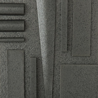 Plain Small Semi-Flush, Natural Iron Finish, Opal Glass