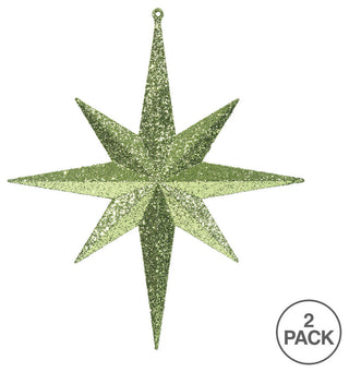 Star Ornament , Lime, 12"