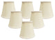 Eggshell Empire Chandelier Lamp Shade Decorative Trim, Set of 6