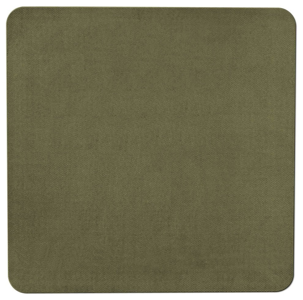 Skid-Resistant Area Rug Olive Green, 6'x8'
