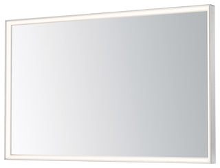 ET2 E42063 Bevel 48" W x 30" H Transitional Rectangular Framed - Satin Nickel