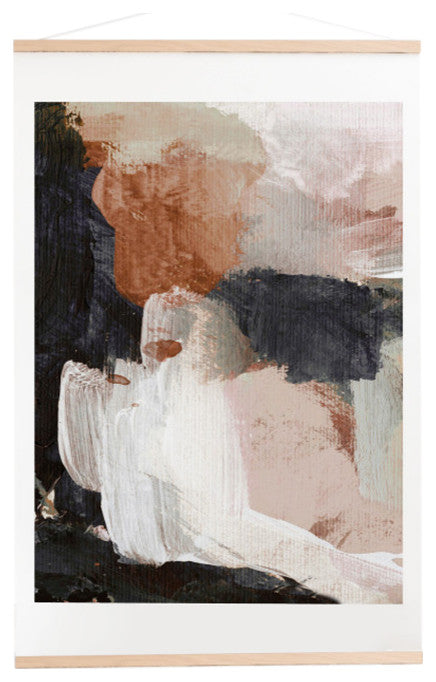 Dan Hobday Art Earthly Abstract Art Print and Hanger