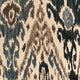 Kaveh Green, Beige and Brown Luxury Throw Pillow, 16"x16"