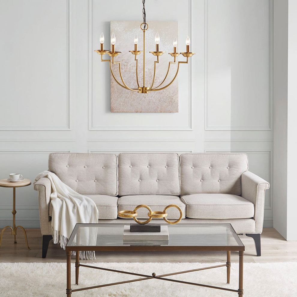 Hampton Hill Savor 6-Light Traditional Candelabra Styled Chandelier