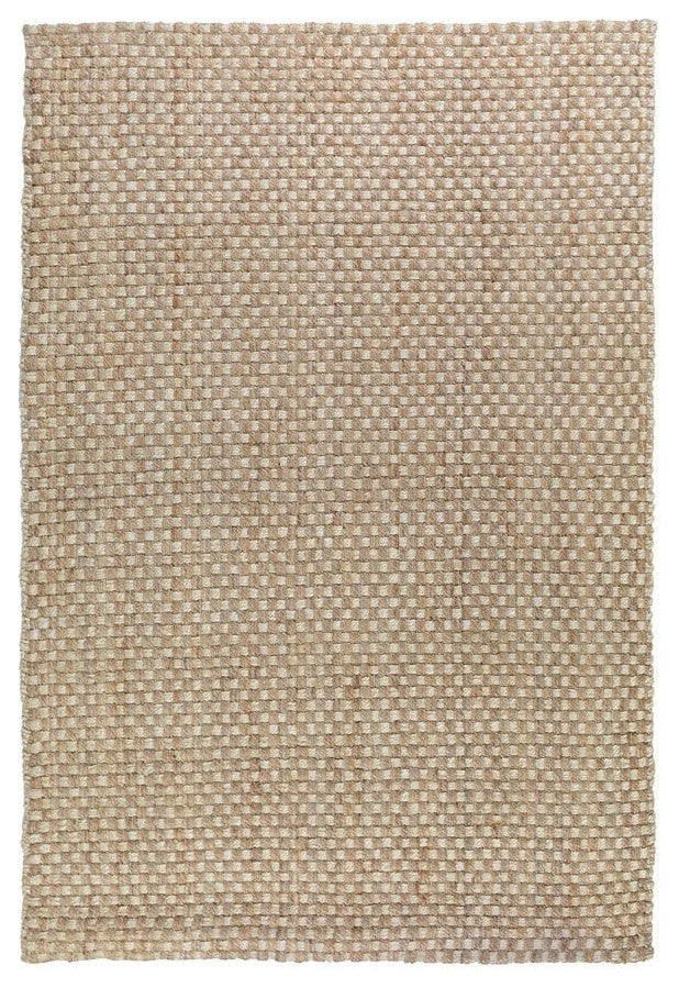 Classic Home Basket Weave Natural/Ivory 8x10 Rug