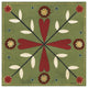 "Festive Tiles II" Digital Paper Print by Anne Tavoletti, 26"x26"