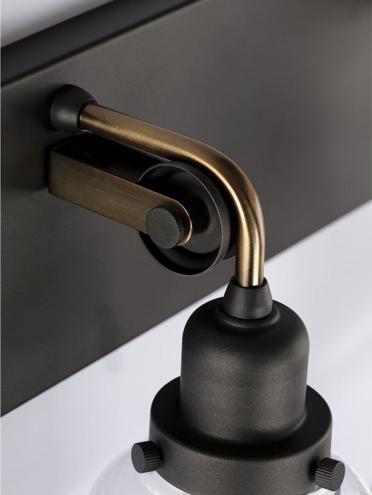 Rushton Collection 4-Light Bath and Vanity, Graphite