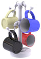 Pipeline Countertop 4 Coffee Mug Holder, Matte White
