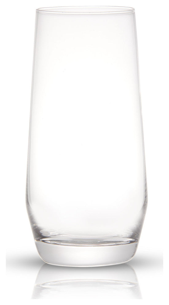 Gwen Crystal Highball Drinking Glasses 18.5 oz, Set of 4