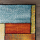 Cerise Contemporary Abstract Area Rug