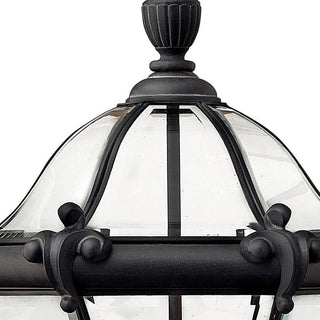 Hinkley Lighting H2441 San Clemente 23" Tall 3 Light Post Light - Museum Black