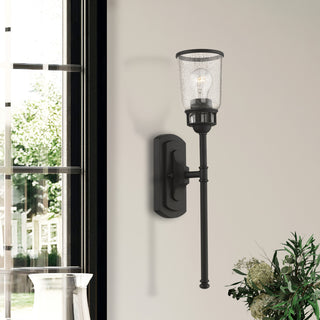 Lawrenceville 1 Light Black Large Single Sconce