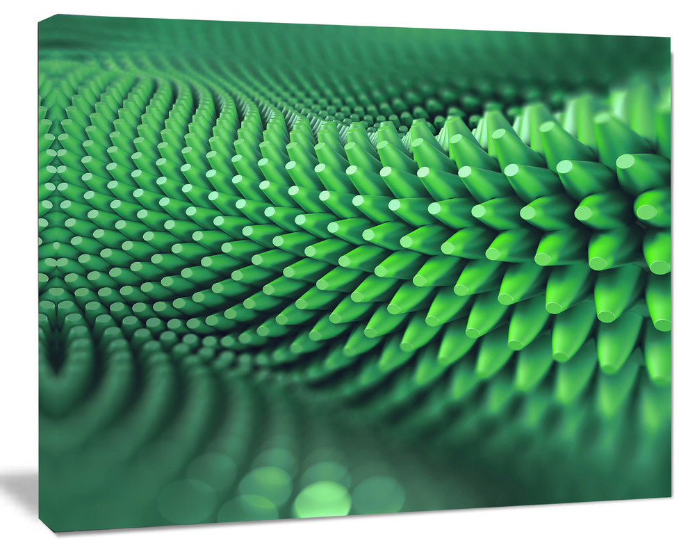 Abstract 3D Spiny Background, Abstract Canvas Wall Art, 40"x30"