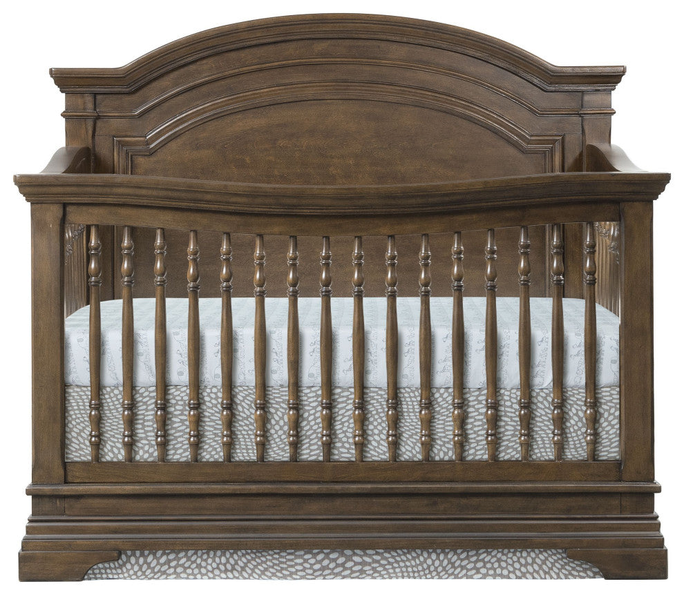 Olivia 60"W Wood Convertible Crib, Rosewood