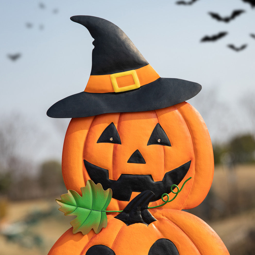 39.75"H Halloween Lighted Metal Yard Stake