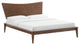 Astra Queen Wood Platform Bed - Walnut MOD-6250-WAL