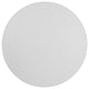 72" Round Granite White Plastic Folding Table