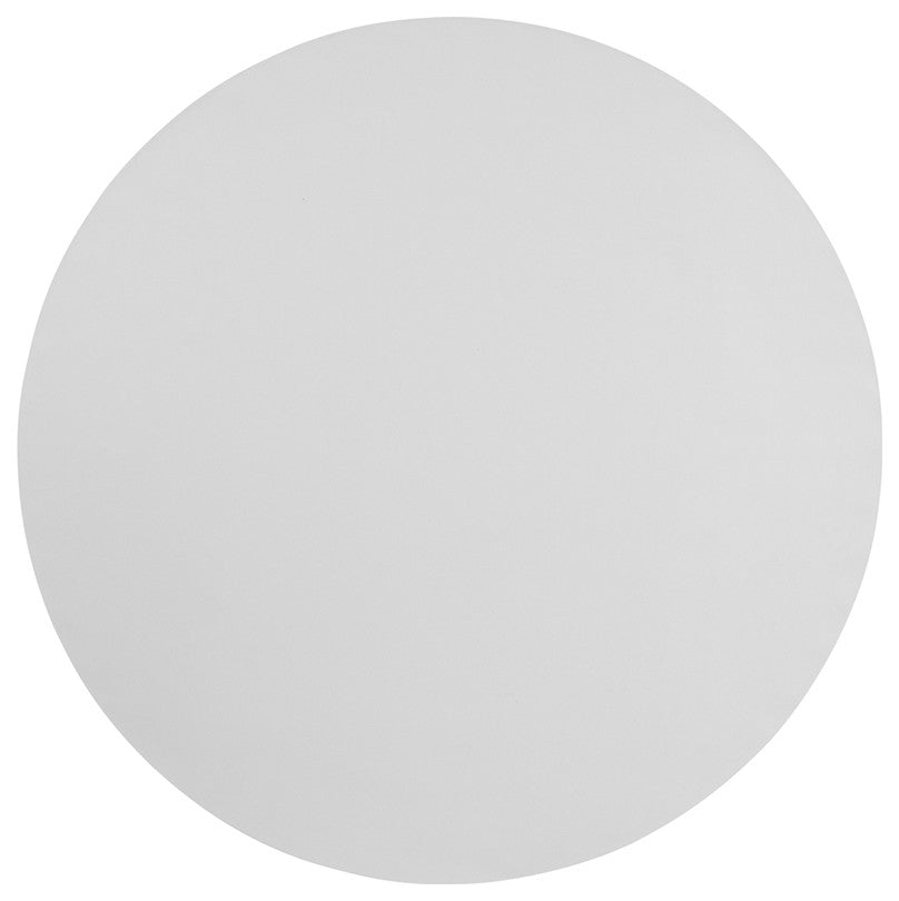 72" Round Granite White Plastic Folding Table