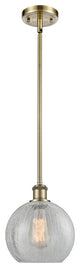 Innovations Lighting 516-1S-AB-G125-8 Athens 1 Light 8" Mini Pendant