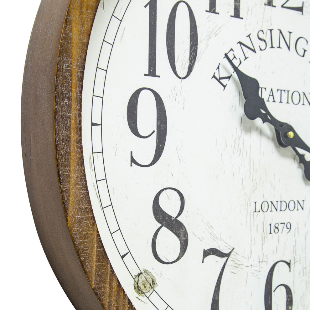 Kensington Station Pocket Watch Style Wall Clock
