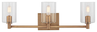 Fullton LED Bath Wall Sconce, Satin Brass