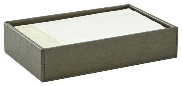 Faux Shagreen Guest Towel Ivory, Platinum