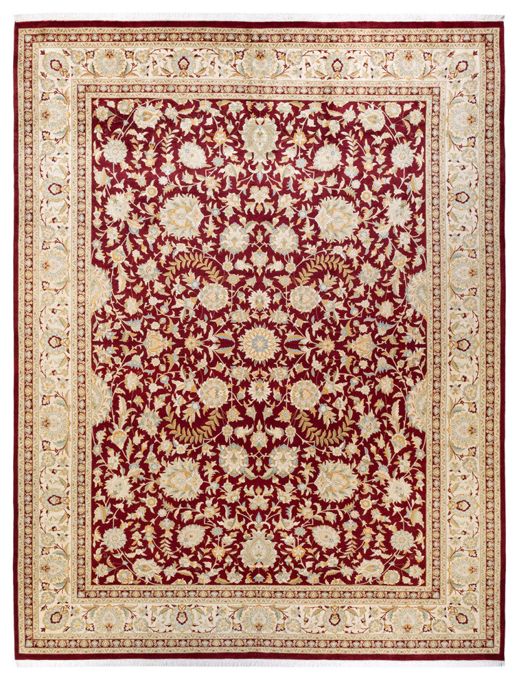 Mogul, One-of-a-Kind Hand-Knotted Area Rug Red, 9'3"x12'0"