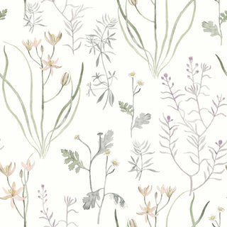 Lavender Alpine Botanical Peel & Stick Wallpaper