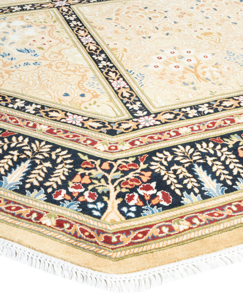 MOGUL, Hand Knotted Area Rug 9' 1" X 9' 1"